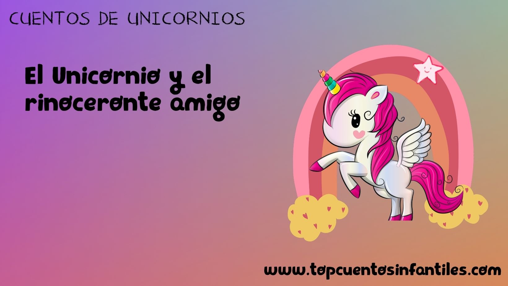 El unicornio y el rinoceronte amigo