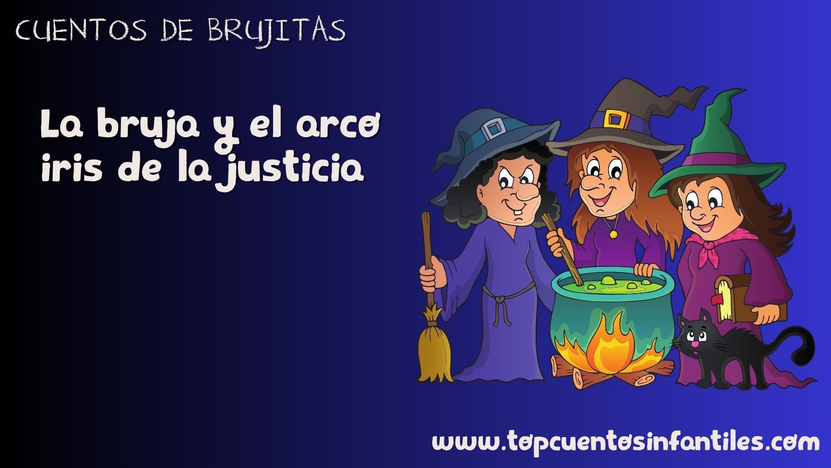 La bruja y el arco iris de la justicia