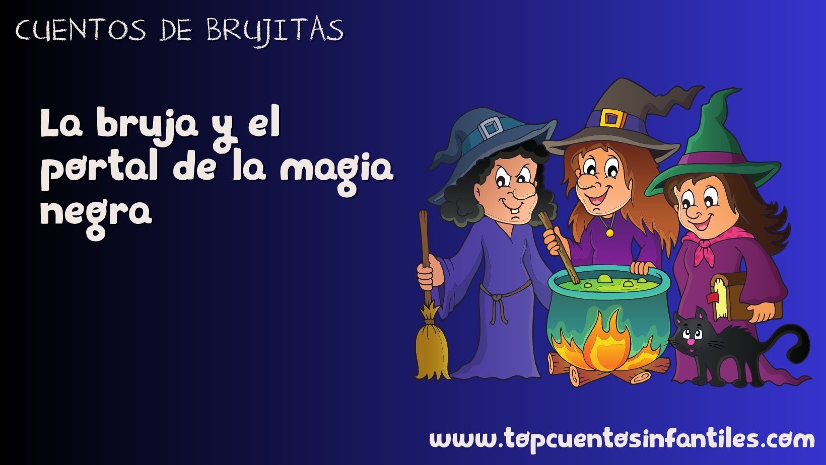 La bruja y el portal de la magia negra