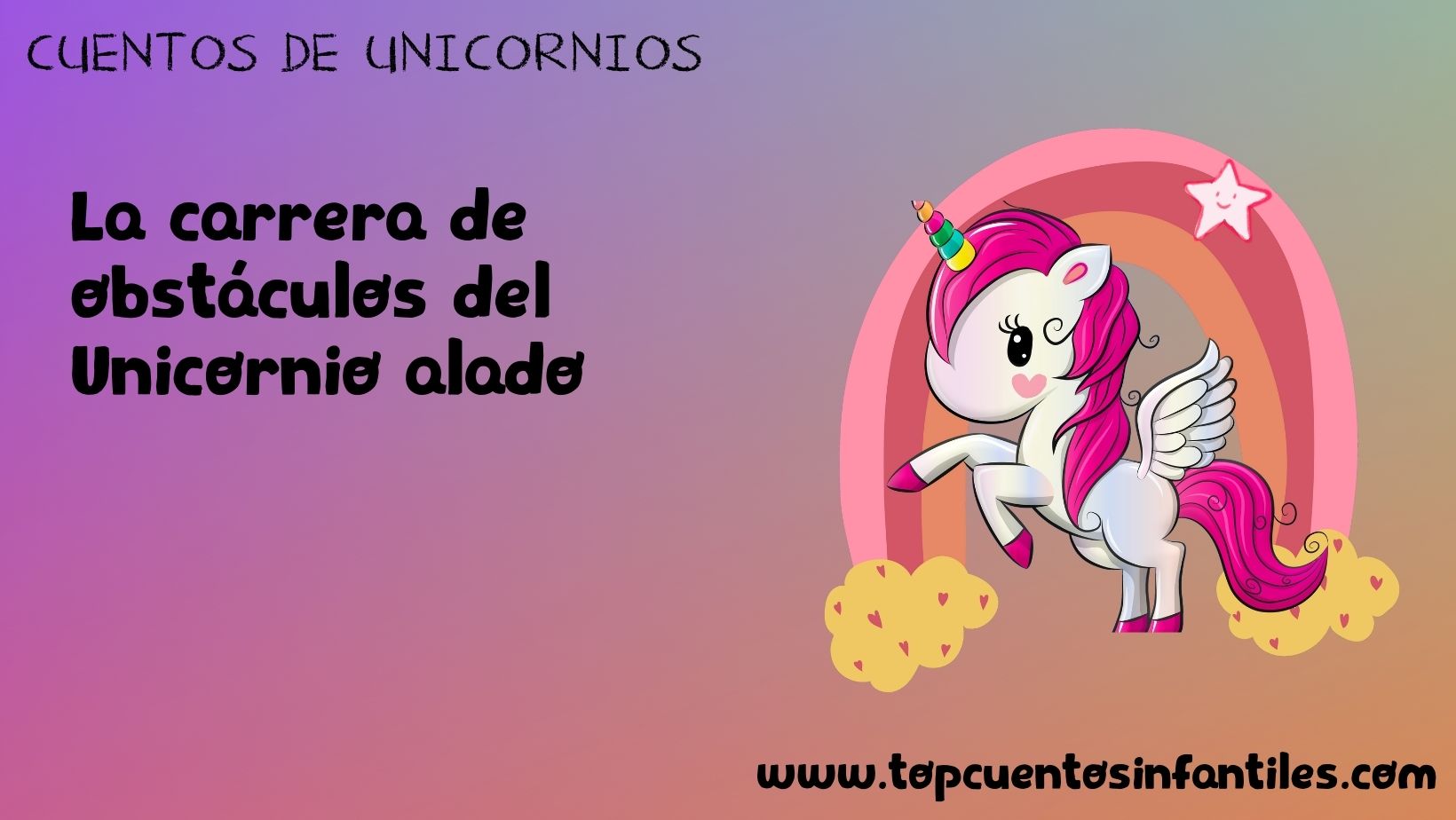 La carrera de obstáculos del unicornio alado