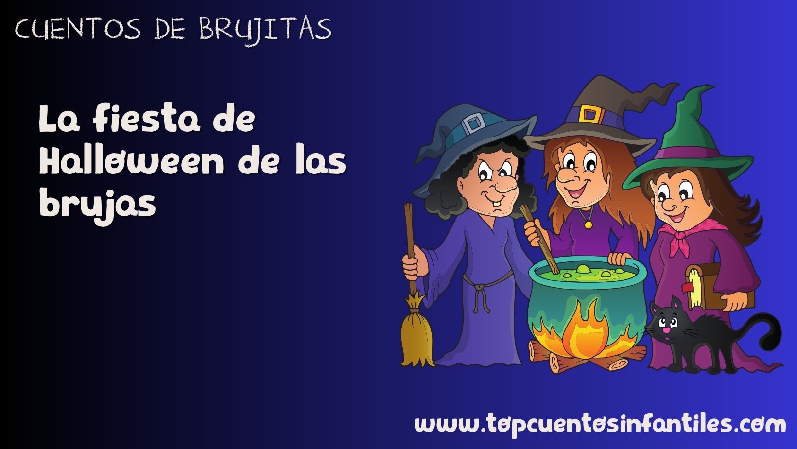 La fiesta de Halloween de las brujas