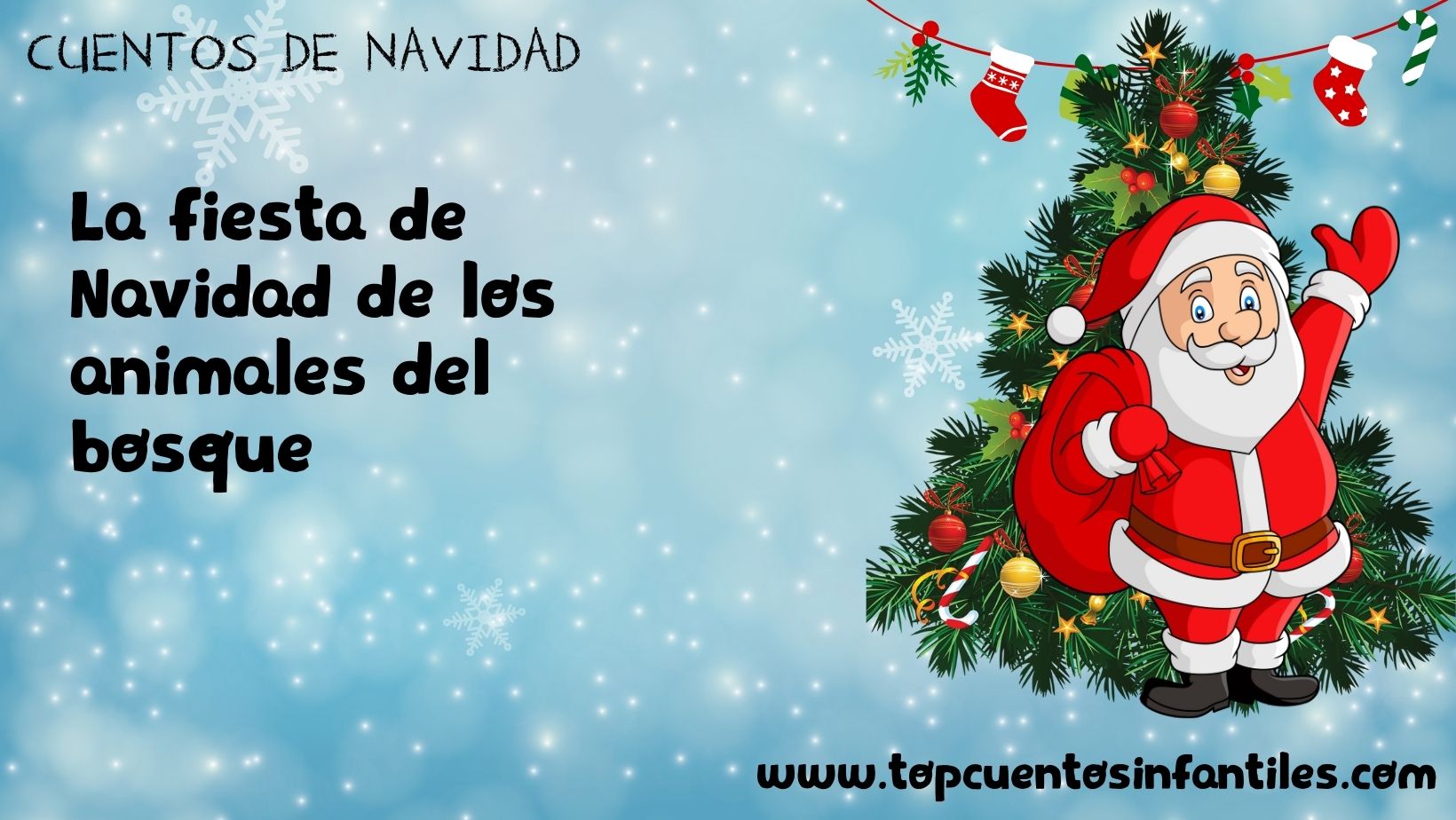 La fiesta de Navidad de los animales del bosque