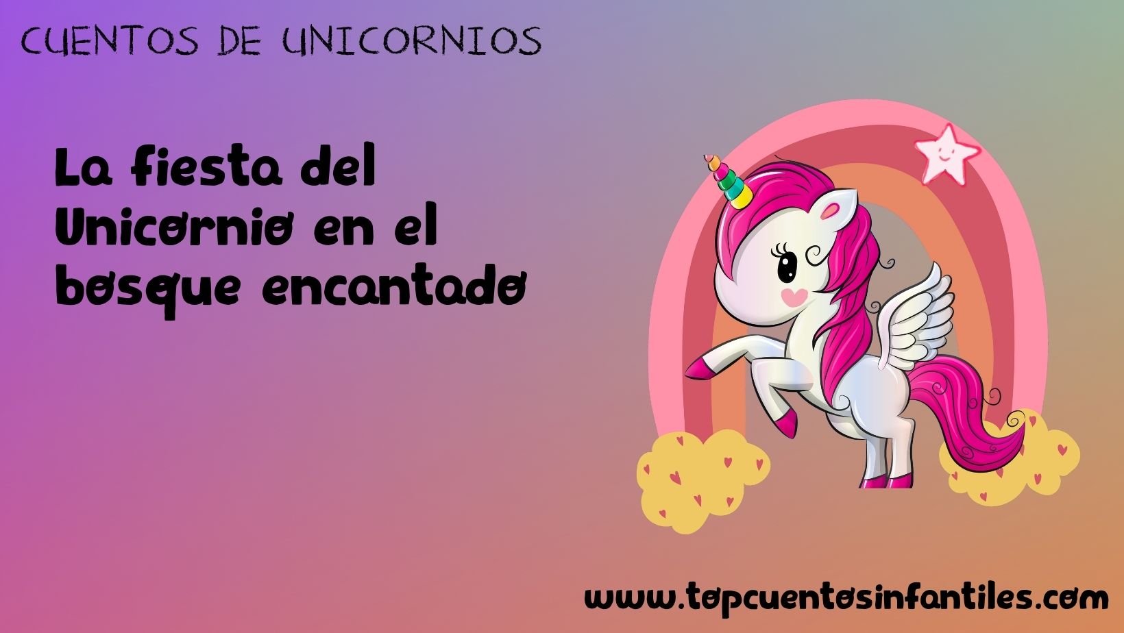 La fiesta del unicornio en el bosque encantado