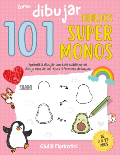 Como dibujar 101 dibujos super monos de kawaii