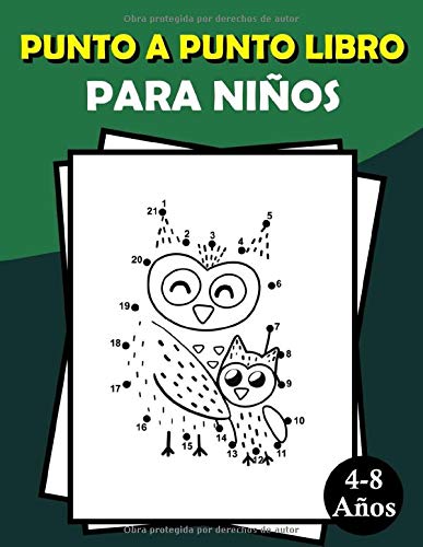 Libro para unir puntos y colorear para niños 1
