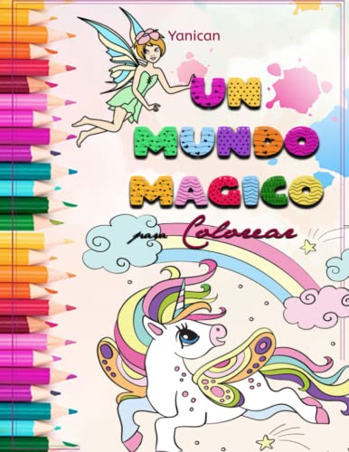 Libro Para Colorear Un mundo mágico