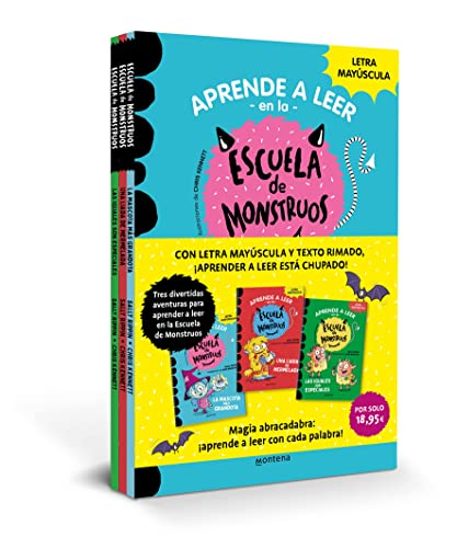 Pack Aprender a leer en la Escuela de Monstruos (Libros 1-3)