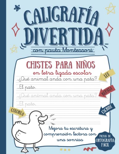 Caligrafía divertida con pauta Montessori