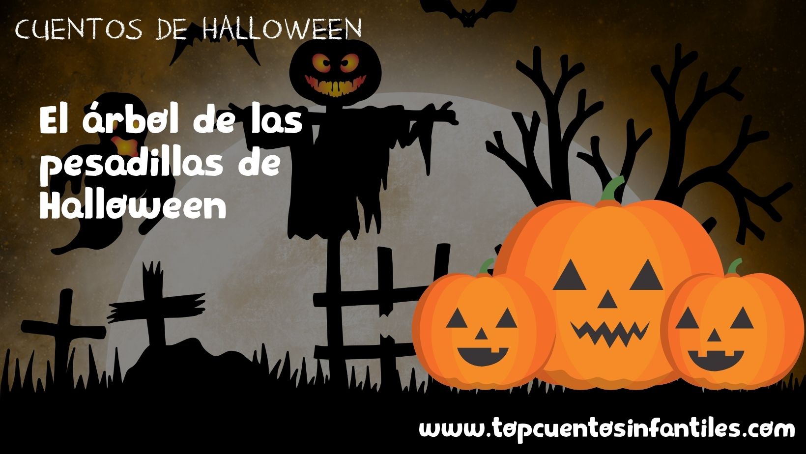 El árbol de las pesadillas de Halloween