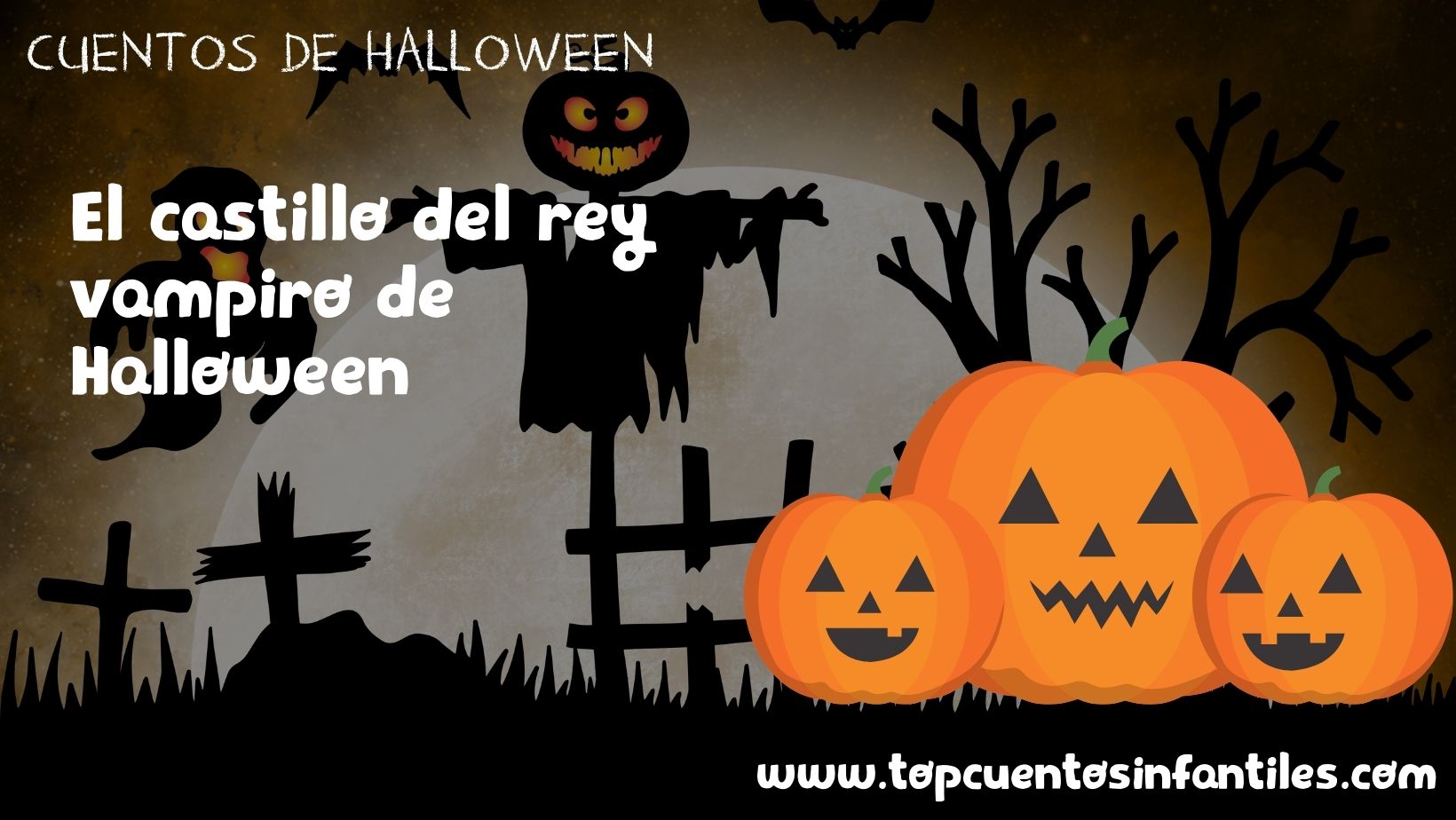 El castillo del rey vampiro de Halloween