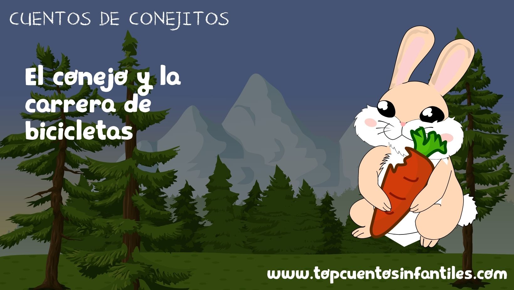 El conejo y la carrera de bicicletas