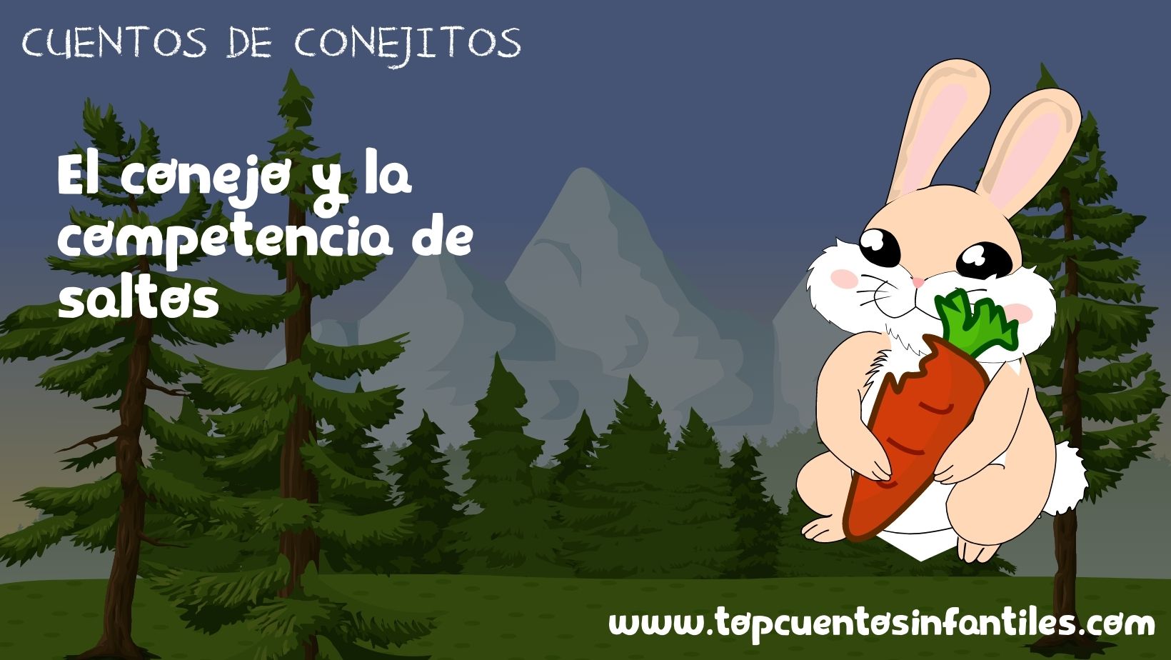 El conejo y la competencia de saltos