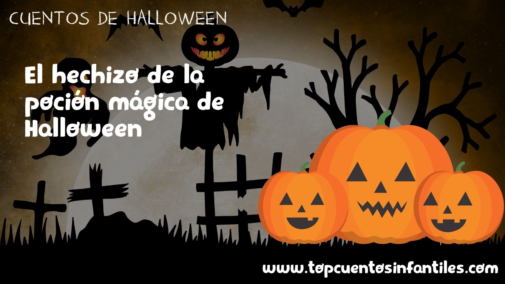 El hechizo de la poción mágica de Halloween