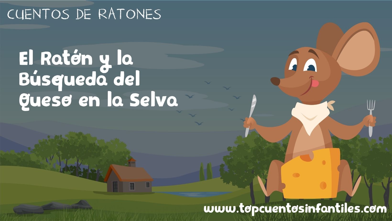 El Ratón y la Búsqueda del Queso en la Selva