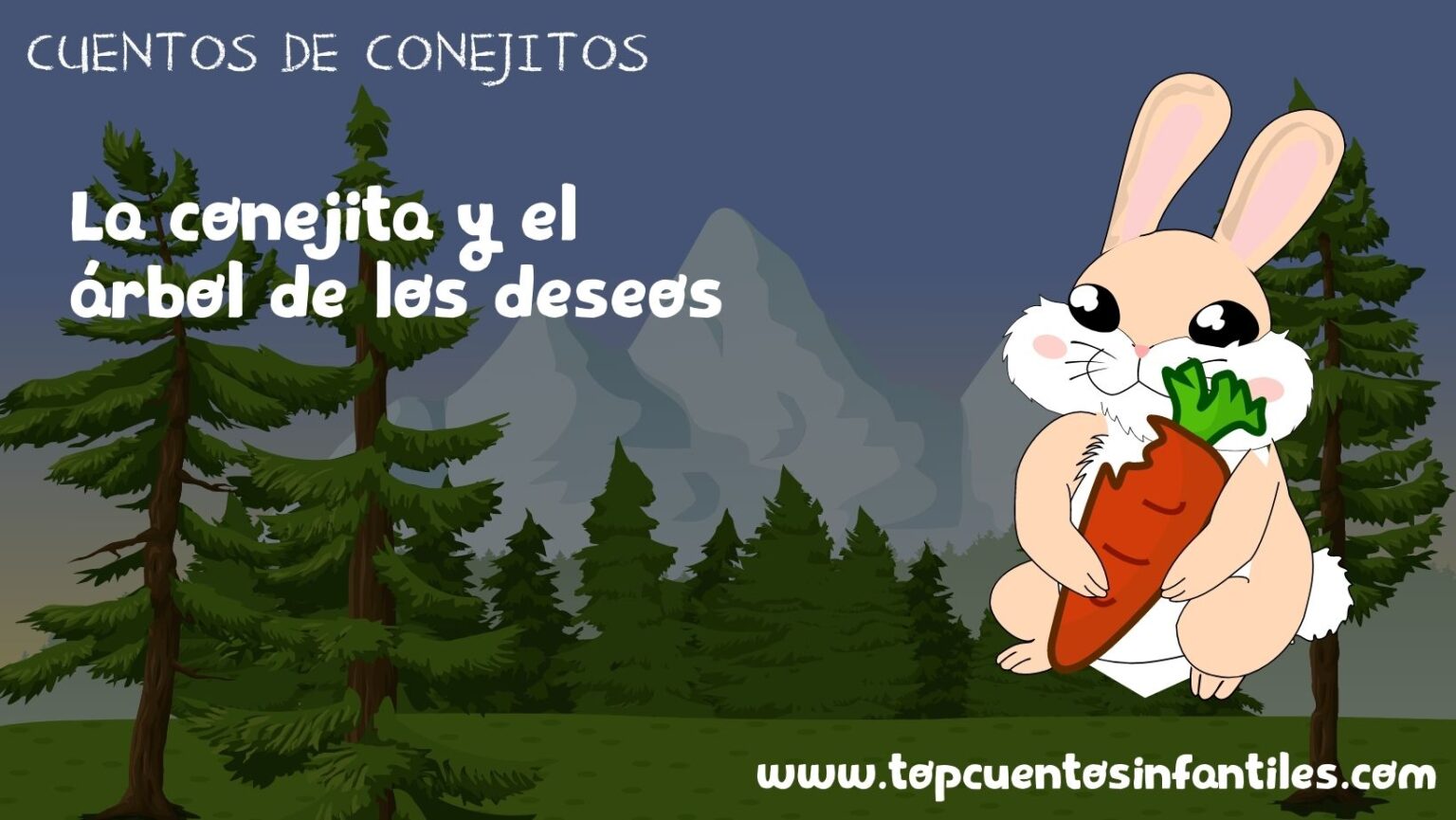 La conejita y el árbol de los deseos - Cuentos infantiles 2024