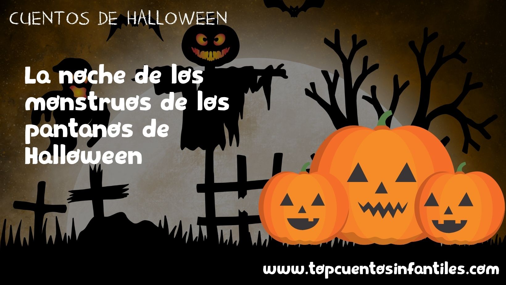 La noche de los monstruos de los pantanos de Halloween